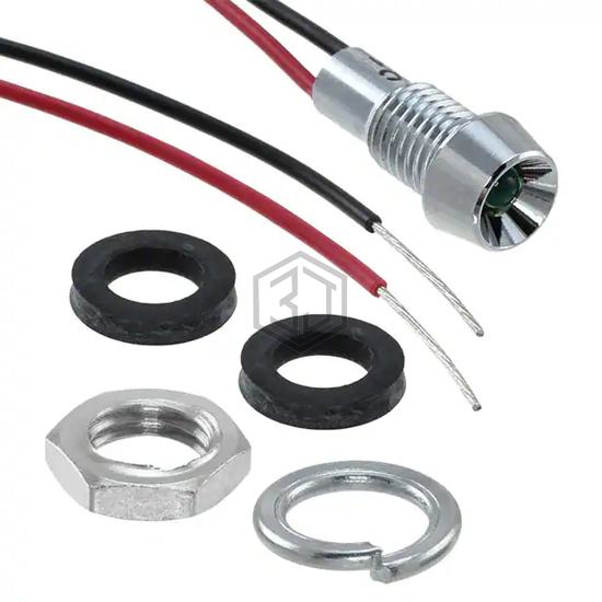 L60D-G12-W - Visual Communications Company - VCC - Panel Indicators, Pilot Lights
