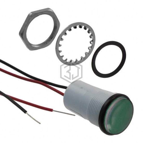 5571602203F - Dialight - Panel Indicators, Pilot Lights