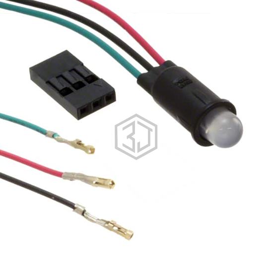 PM53-YGW12.0CC - Bivar Inc. - Panel Indicators, Pilot Lights