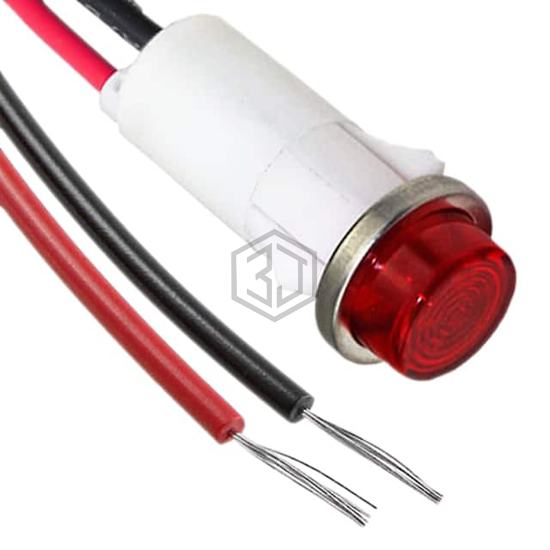 1092C1-125VAC - Visual Communications Company - VCC - Panel Indicators, Pilot Lights
