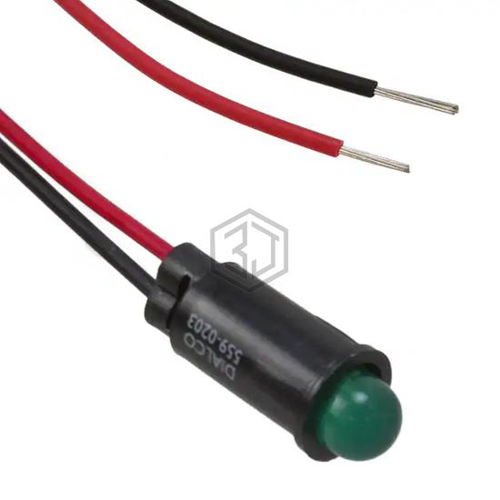 5590203027F - Dialight - Panel Indicators, Pilot Lights