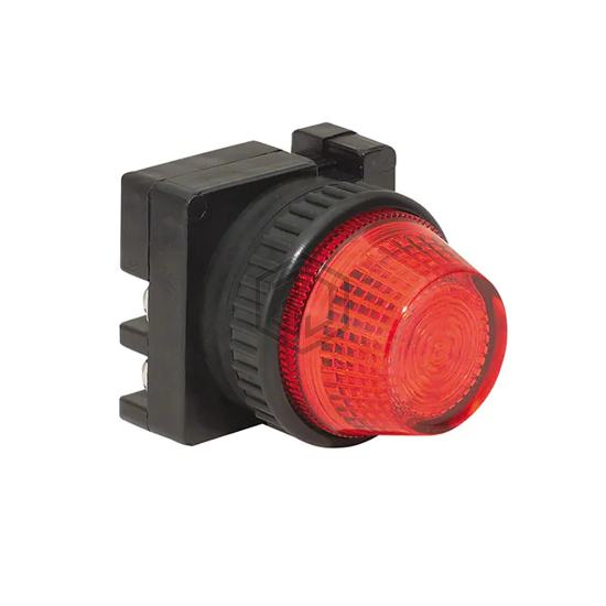 HFVLU24LR-PLLRD - c3controls - Panel Indicators, Pilot Lights