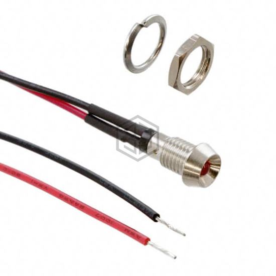 MPR3RDW12.0 - Bivar Inc. - Panel Indicators, Pilot Lights