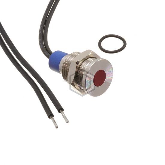 PVL10FWS14 - E-Switch - Panel Indicators, Pilot Lights