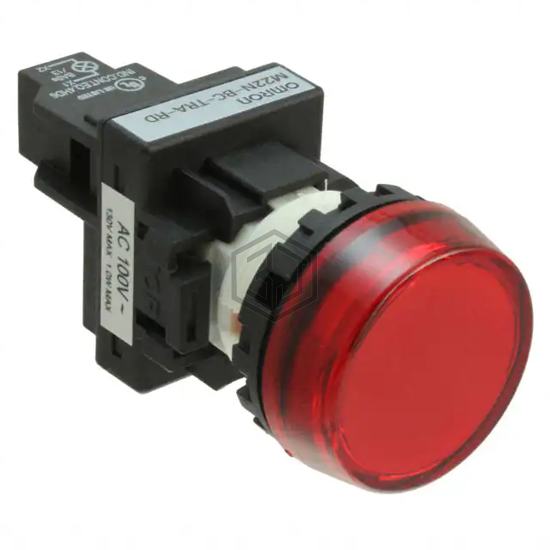 M22N-BC-TRA-RE - Omron Automation and Safety - Panel Indicators, Pilot Lights