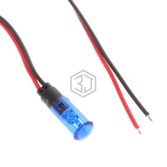 FL1P-8QW-2-B12V - Mallory Sonalert Products Inc. - Panel Indicators, Pilot Lights