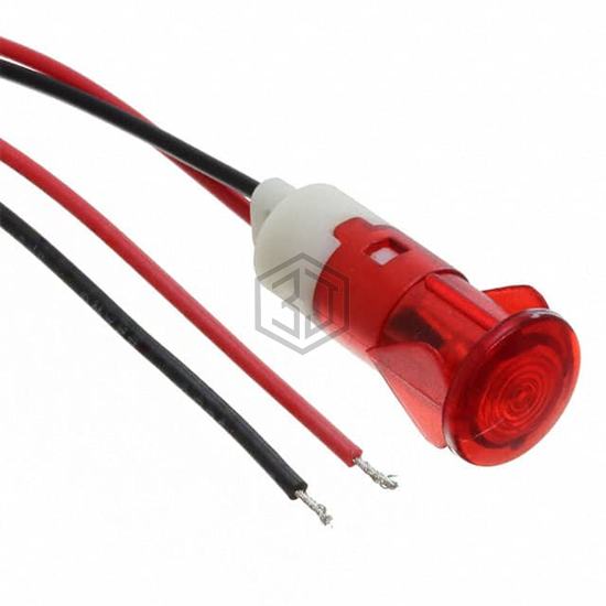 FL1P-12QW-1-R2V - Mallory Sonalert Products Inc. - Panel Indicators, Pilot Lights