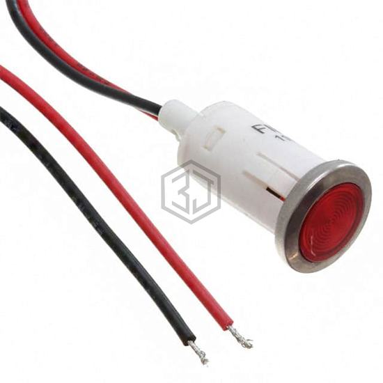 FL1P-12QW-2-R2V - Mallory Sonalert Products Inc. - Panel Indicators, Pilot Lights