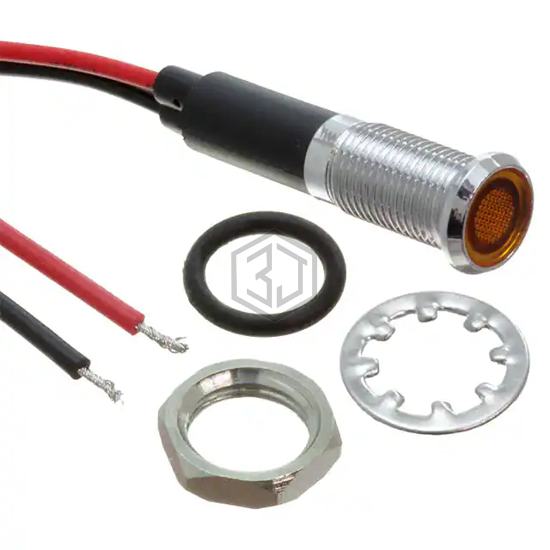 FL1M-8FW-1-Y110V - Mallory Sonalert Products Inc. - Panel Indicators, Pilot Lights