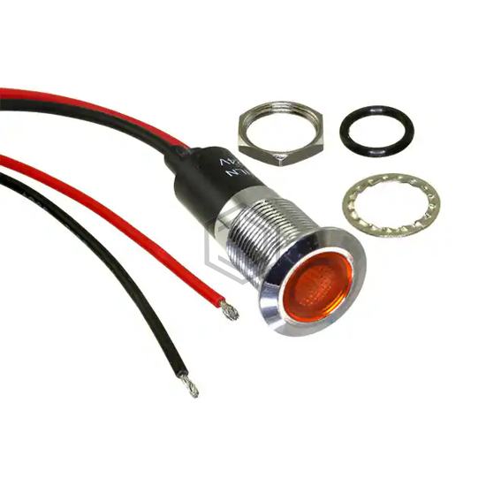 FL1M-12FW-1-Y2V - Mallory Sonalert Products Inc. - Panel Indicators, Pilot Lights