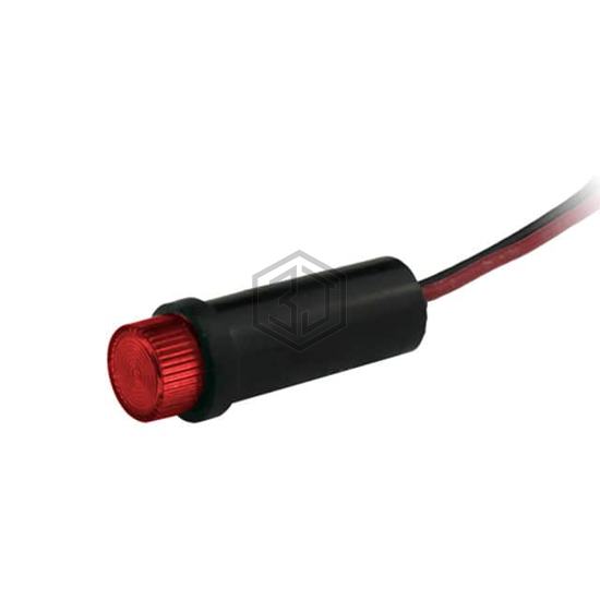 91W-NWR12H-CRO - Visual Communications Company - VCC - Panel Indicators, Pilot Lights