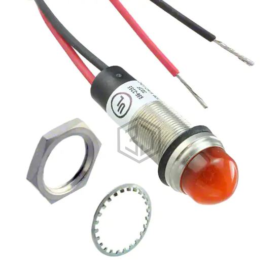 6563355303F - Dialight - Panel Indicators, Pilot Lights