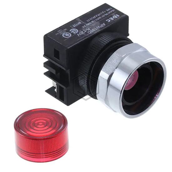 APW199D-R-24V - IDEC - Panel Indicators, Pilot Lights