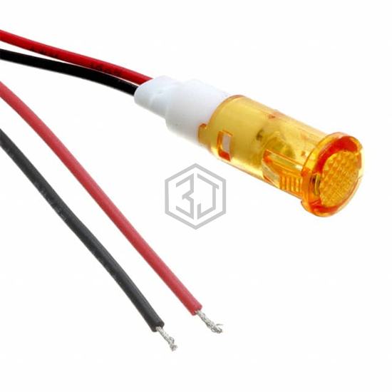 FL1P-10QW-1-Y2V - Mallory Sonalert Products Inc. - Panel Indicators, Pilot Lights