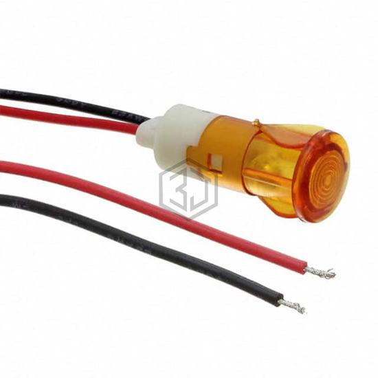 FL1P-12QW-1-Y24V - Mallory Sonalert Products Inc. - Panel Indicators, Pilot Lights