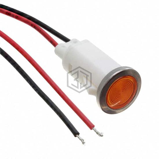 FL1P-12QW-2-Y24V - Mallory Sonalert Products Inc. - Panel Indicators, Pilot Lights