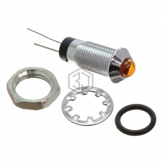 FL1M-8SJ-3-Y2V - Mallory Sonalert Products Inc. - Panel Indicators, Pilot Lights