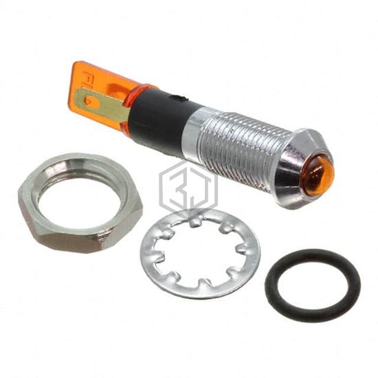 FL1M-8SJ-2-Y24V - Mallory Sonalert Products Inc. - Panel Indicators, Pilot Lights