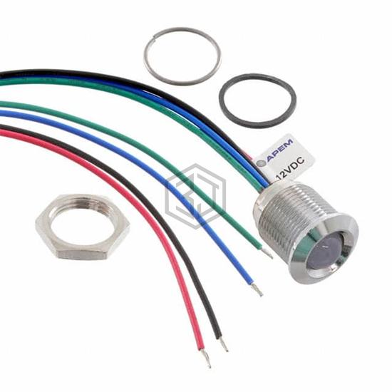 Q16P5CZZRGB12ECA - APEM Inc. - Panel Indicators, Pilot Lights