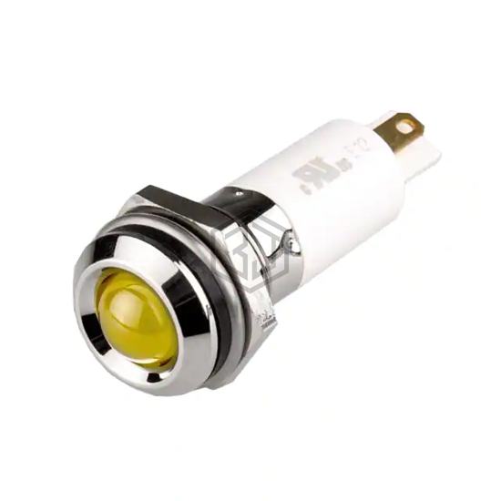 M12R-03Y - Menics - Panel Indicators, Pilot Lights