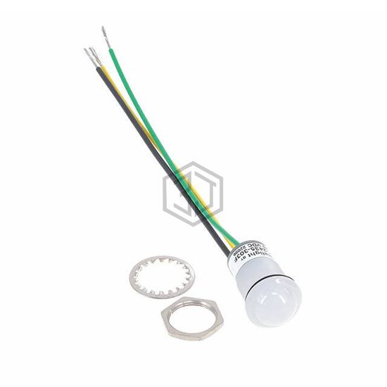 657-2435-303F - Dialight - Panel Indicators, Pilot Lights