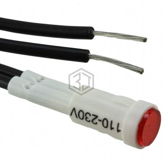 LE2950WL5R - Bulgin - Panel Indicators, Pilot Lights