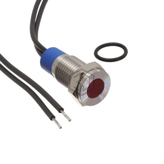 PVL08FWS13 - E-Switch - Panel Indicators, Pilot Lights