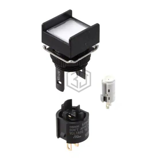 M16-AW-5D - Omron Automation and Safety - Panel Indicators, Pilot Lights