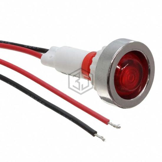 FL1P-10NW-1-R12V - Mallory Sonalert Products Inc. - Panel Indicators, Pilot Lights