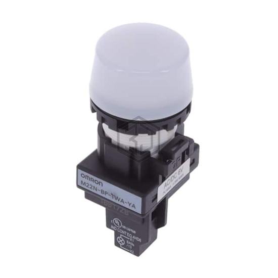 M22N-BP-TWA-YA - Omron Automation and Safety - Panel Indicators, Pilot Lights