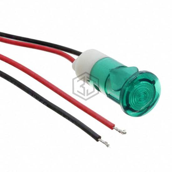 FL1P-12QW-1-G24V - Mallory Sonalert Products Inc. - Panel Indicators, Pilot Lights