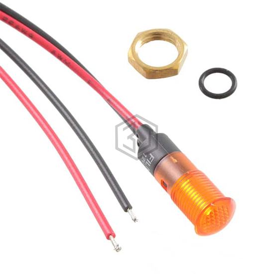 FL1P-8NW-1-Y12V - Mallory Sonalert Products Inc. - Panel Indicators, Pilot Lights