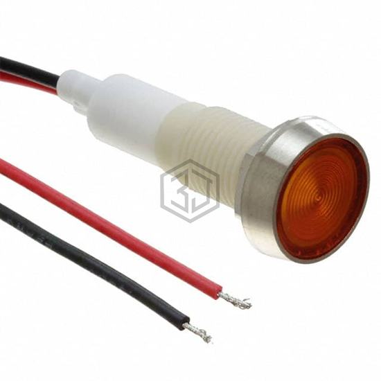 FL1P-10NW-4-Y12V - Mallory Sonalert Products Inc. - Panel Indicators, Pilot Lights