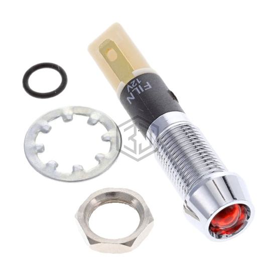 FL1M-8CJ-2-R12V - Mallory Sonalert Products Inc. - Panel Indicators, Pilot Lights