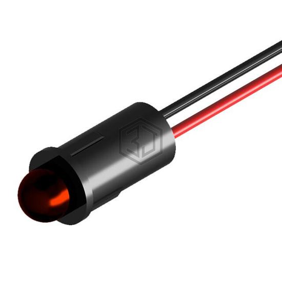 PL518-1R12-2 - P-tec - Panel Indicators, Pilot Lights