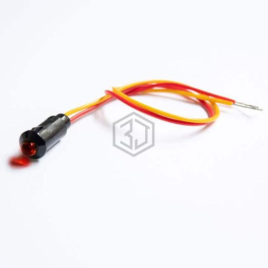 LP1-5-W-R - Switch Components - Panel Indicators, Pilot Lights