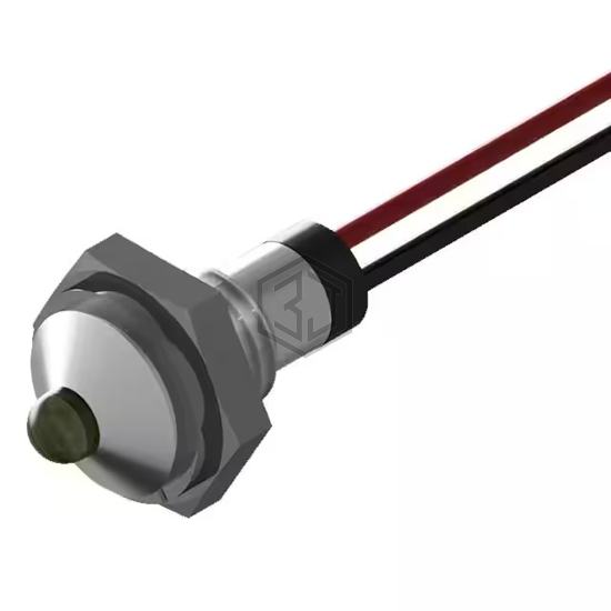 PL321-1Y01-2S - P-tec - Panel Indicators, Pilot Lights