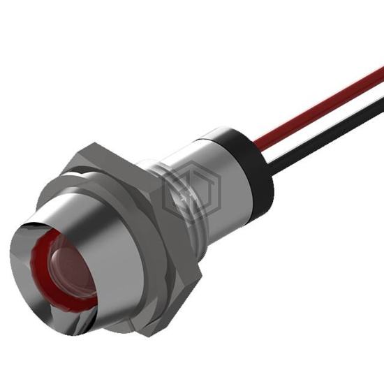 PL523-1R12-2S - P-tec - Panel Indicators, Pilot Lights