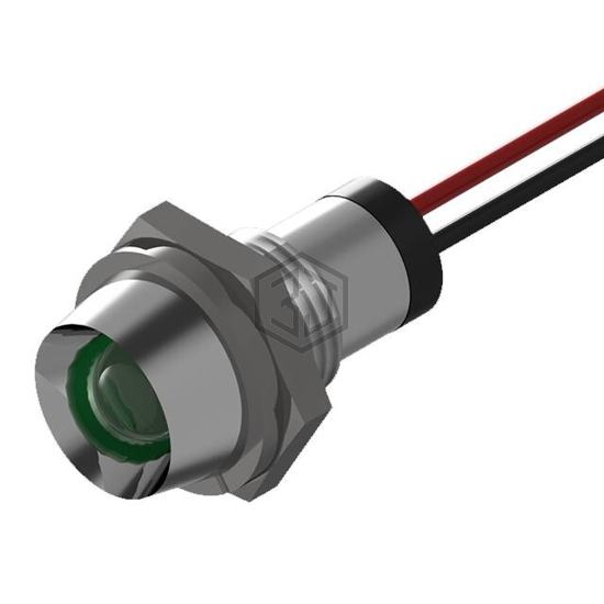 PL523-1G13-2S - P-tec - Panel Indicators, Pilot Lights