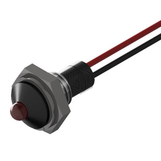 PL321-1R12-2B - P-tec - Panel Indicators, Pilot Lights