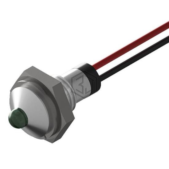 PL321-1G13-2S - P-tec - Panel Indicators, Pilot Lights