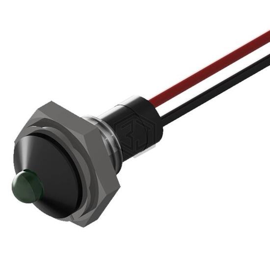 PL321-1G13-2B - P-tec - Panel Indicators, Pilot Lights