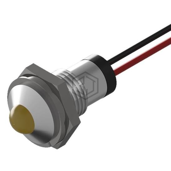 PL524-1Y01-2S - P-tec - Panel Indicators, Pilot Lights