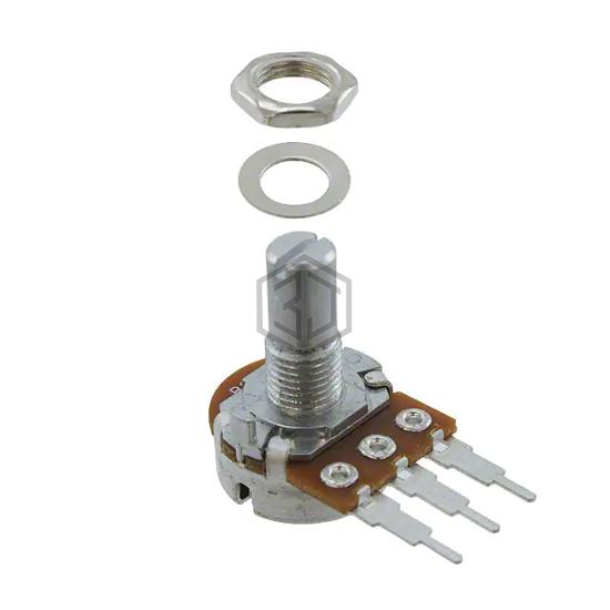 P160KN2-0EC15B100K - TT Electronics/BI - Rotary Potentiometers, Rheostats