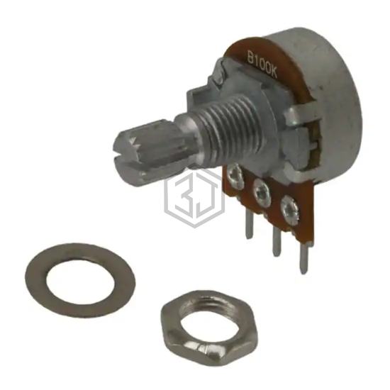 P160KN-0QC15B100K - TT Electronics/BI - Rotary Potentiometers, Rheostats