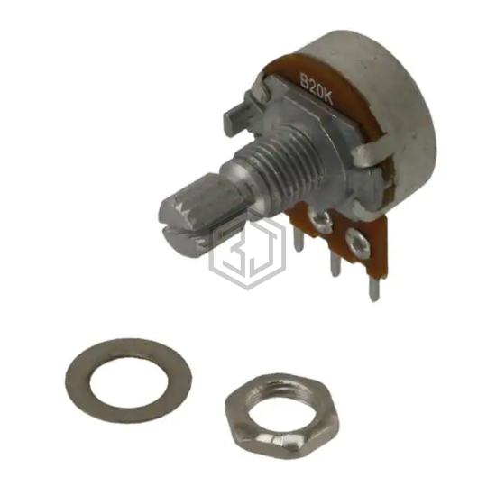 P160KN-0QC15B20K - TT Electronics/BI - Rotary Potentiometers, Rheostats