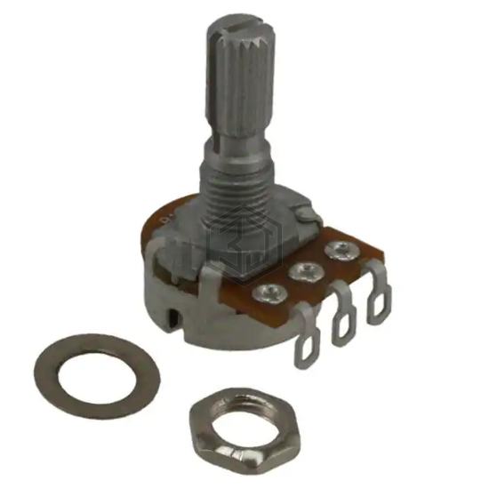 P160KNP-0QD20B100K - TT Electronics/BI - Rotary Potentiometers, Rheostats