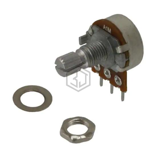 P160KN-0QC15A1MEG - TT Electronics/BI - Rotary Potentiometers, Rheostats
