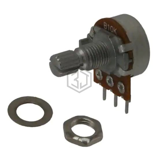 P160KN-0QD15B10K - TT Electronics/BI - Rotary Potentiometers, Rheostats
