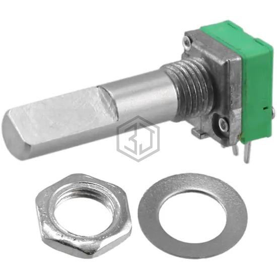 P091N-FC25BR10K - TT Electronics/BI - Rotary Potentiometers, Rheostats